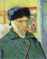 Autorretrato con oreja vendada 2 Vincent van Gogh